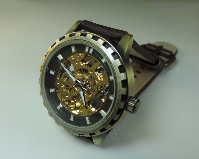 Brass Skeleton Watch 4wf